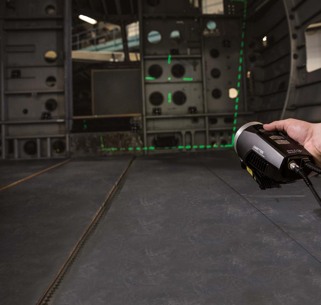 LO SCANNER 3D METROLOGICO REALMENTE PORTATILE HandySCAN 3D è una nuova generazione di scanner laser portatile per metrologia.