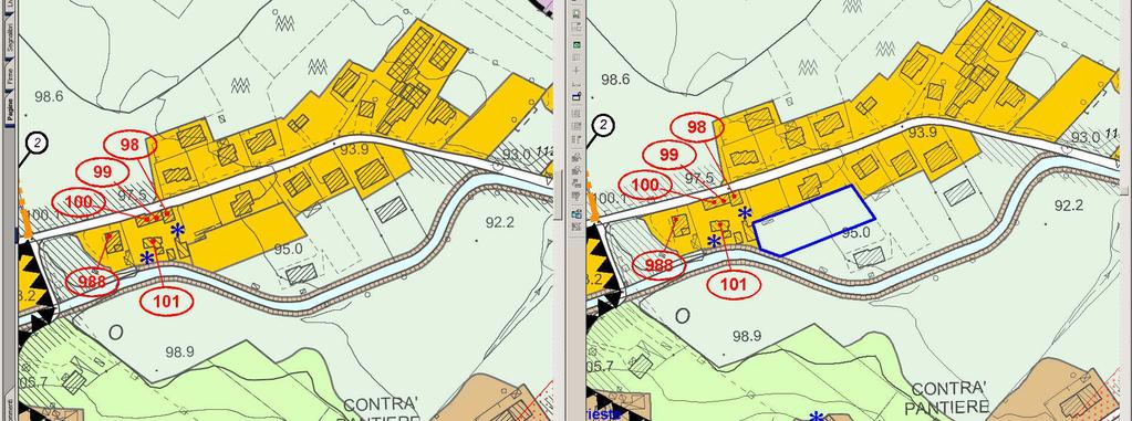 Punto n. 4 prot data nominativo Fg mappale Zona PI Vigente 1528 10.03.2016 Cocco Rosa Linda 6 2033 (ex 783 a) B3 n. 5 (via Vallegrande) Si stralcia la zona B2 n.