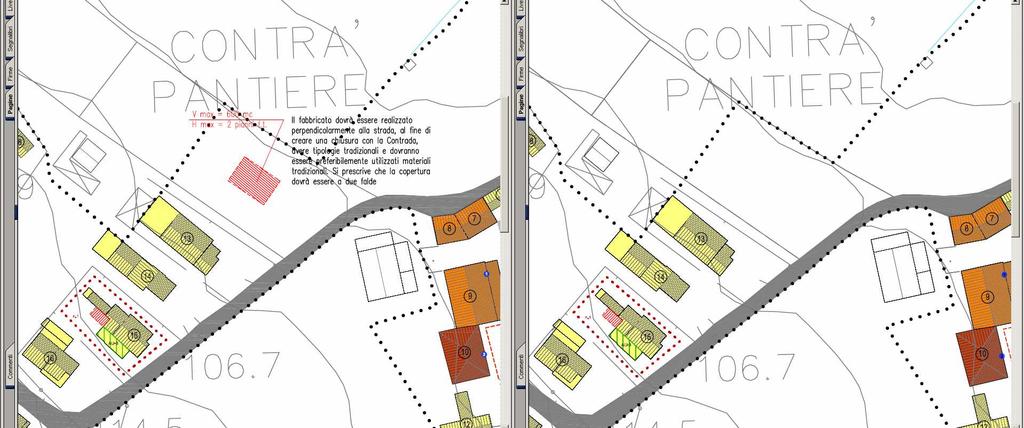 4. Modifiche alla zonizzazione e agli interventi puntuali della variante verde Con la variante n.