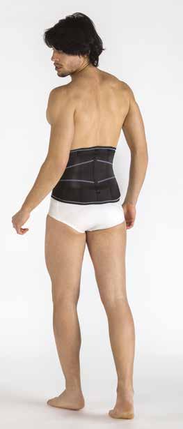 art. 552 corsetto wellness man Supporto stabilizzante della regione lombo-sacrale Studiato nel modello e nel design per vestire perfettamente l anatomia maschile e adattarsi alle diverse