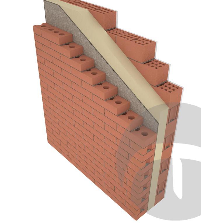 Sistema Costruttivo Muratura con isolante interposto e mattoni Spessore: 340 (mm) Resistenza: 3.