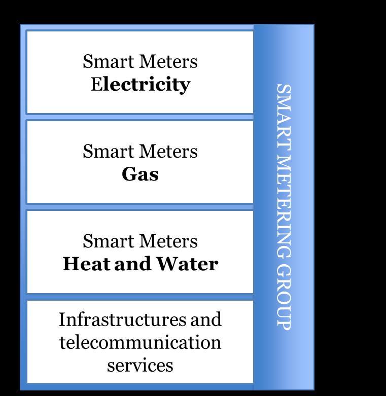 ANIE Smart Metering Group - Attività Come raggiungere i nostri obiettivi: 1. Raggruppando all interno del gruppo i technology leader per ogni specifica applicazione 2.