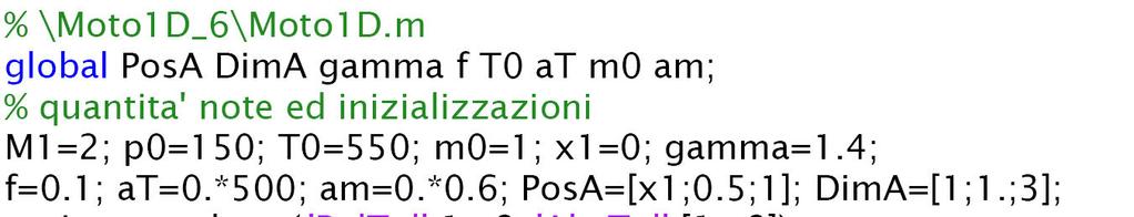 Il risultato è: =0.85846 p=8.4905 T=305.