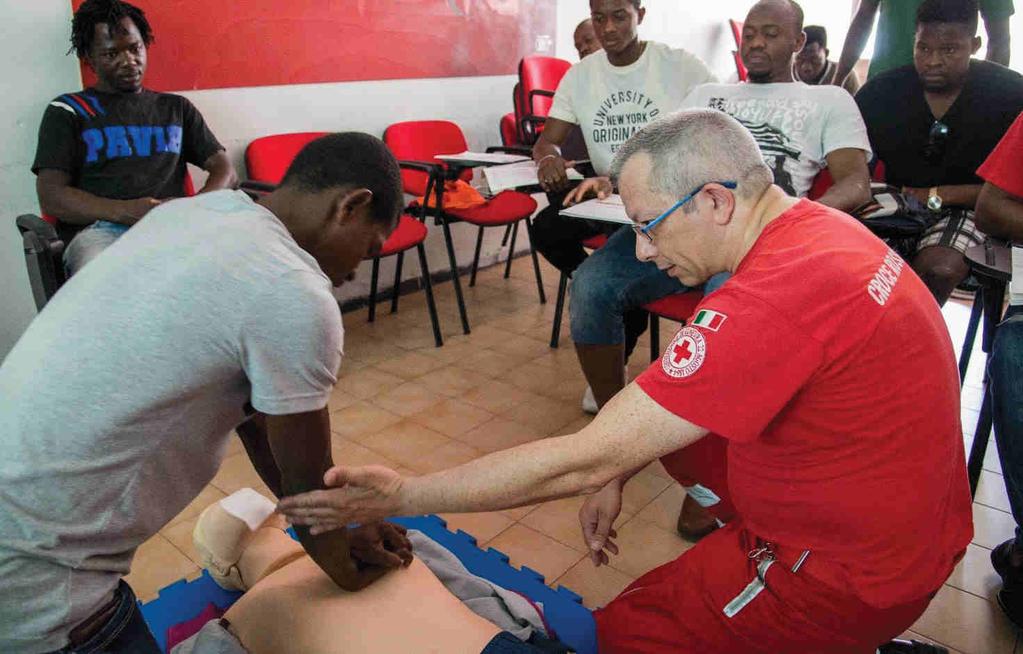 1.2. Formazione e Defibrillatori ad accesso pubblico La formazione della Cittadinanza ricopre da sempre un ruolo fondamentale per Croce Rossa.