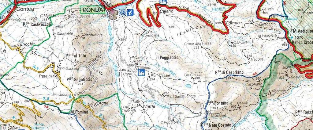 Petroio e si e si raggiunge percorrendo per circa 1,5 km la strada vicinale dal cimitero di Petroio.