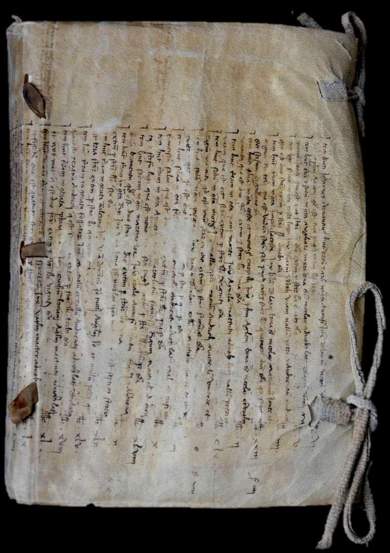 Protocollo del notaio Joannes Baptista Felitianis di Montesanto, 1780-1783, coperta di riuso tratta da