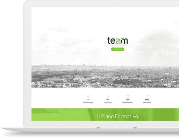 Il portale Con l obiettivo di diffondere le informazioni sul piano formativo TE.A.M.
