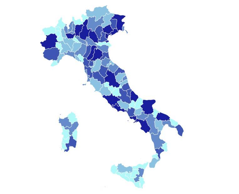 Imprese in reticontratto Regione (al 3 sett 2018) Lombardia 2.704 Lazio 2.400 Veneto 1.926 Campania 1.743 Toscana 1.738 Emilia Romagna 1.729 Friuli Venezia Giulia 1.310 Puglia 1.271 Piemonte 1.