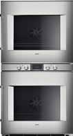 12 Possibili combinazioni della Serie 400 Combinazione verticale, apparecchi larghi 76 cm Il seguente schema mostra come abbinare in modo perfetto forni, forni CombiVapore, forni combinati a