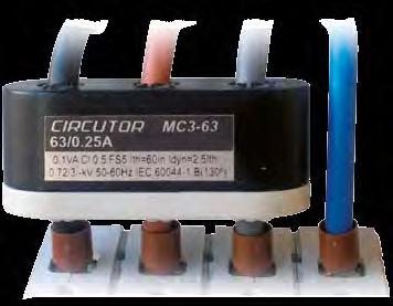 MC1 & MC3 Sensori amperometrici miniaturizzati Descrizione MC1 e MC3 sono sensori per la misura di corrente, da abbinare ad alcuni modelli di analizzatori e misuratori della gamma CVM, che consentono