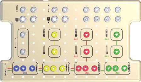 Un unica cassetta chirurgica che si presta a essere utilizzata con qualsiasi linea implantare Straumann.