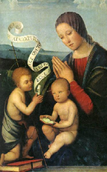 Madonna con Bambino e San Giovannino Raibolini Francesco detto Francia Link risorsa: http://www.lombardiabeniculturali.