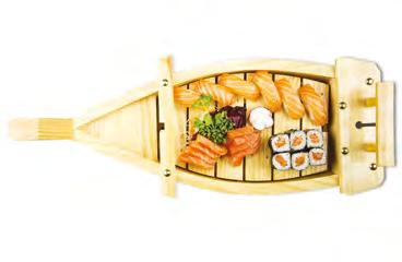 Sashimi* 9,50 (salmone 8 pz.) 123 Maguro Sashimi* 8,00 (tonno 6 pz.