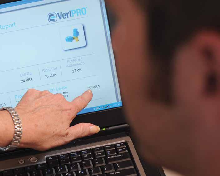 Il momento della verità I risultati dell indice di attenuazione personale (PAR) provenienti da VeriPRO sono strumenti utilissimi per determinare la selezione di inserti auricolari adatta a ciascun