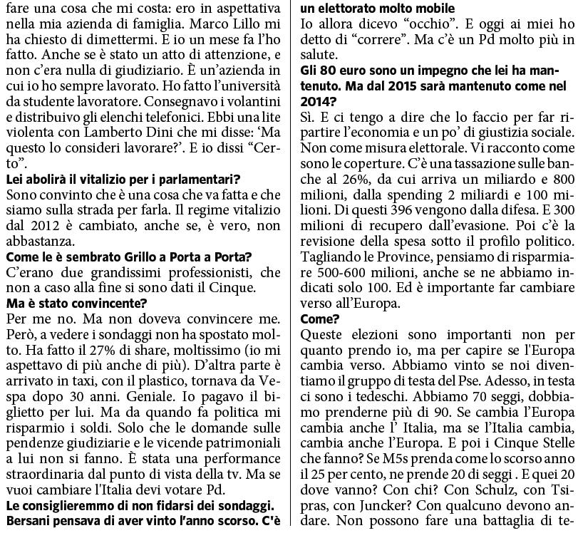 A cura dell Ufficio Stampa Ritaglio stampa ad uso