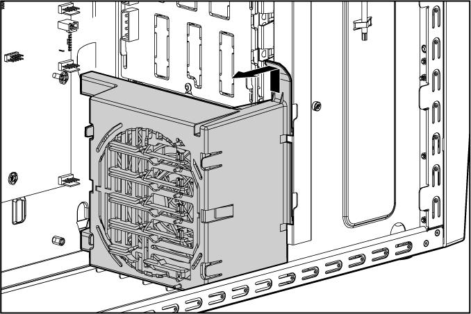 Rimozione del deflettore del sistema e della guida della scheda PCI AVVERTENZA!