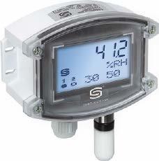 Un sensore di umidità digitale di lunga durata con sonda di temperatura integrata assicura una precisione di misurazione di ± 3 % o ± 0,2 K.