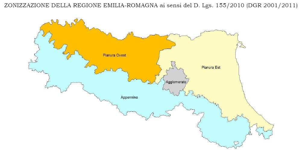 Tutti i parametri sono determinati su base oraria, ad esclusione del particolato fine per il quale il campionamento è giornaliero. Gli orari sono riferiti all ora solare.