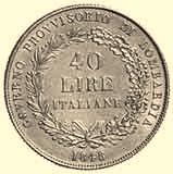 (1848) 40 Lire 1848 -