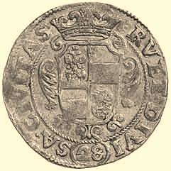 Mezza lira 1661 -  - R/ Aquila