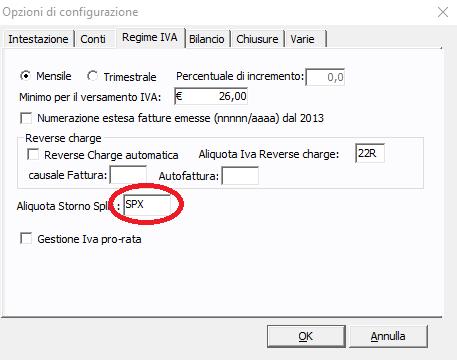 Qualora tale codice sia esistente all interno del software e venga utilizzato per indicare altri tipi di aliquota IVA, occorre procedere come riportato di seguito.