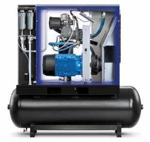 LA SOLUZIONE PERFETTA PER LE PICCOLE IMPRESE CSM 21 40 Facile da utilizzare, efficiente e affidabile, la gamma CSM soddisfa le esigenze di aria compressa di gommisti, officine di