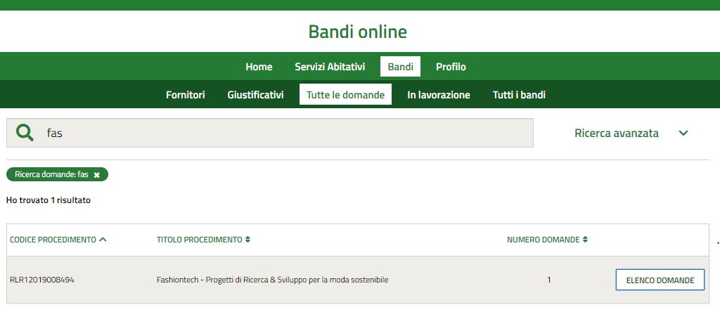 4. Area pratiche In qualunque momento è possibile accedere alla propria pratica tramite selezionando le voci di menu IN LAVORAZIONE: ovvero tutte le pratiche di cui l utente ha in carico la