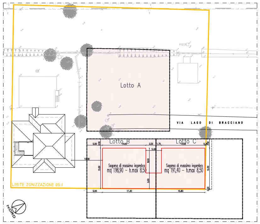 4.Descrizione dell insediamento L intervento è eseguito tramite Piano Attuativo d iniziativa privata, in attuazione del vigente PRG del Comune di Fano, interessa un area che il PRG stesso classifica