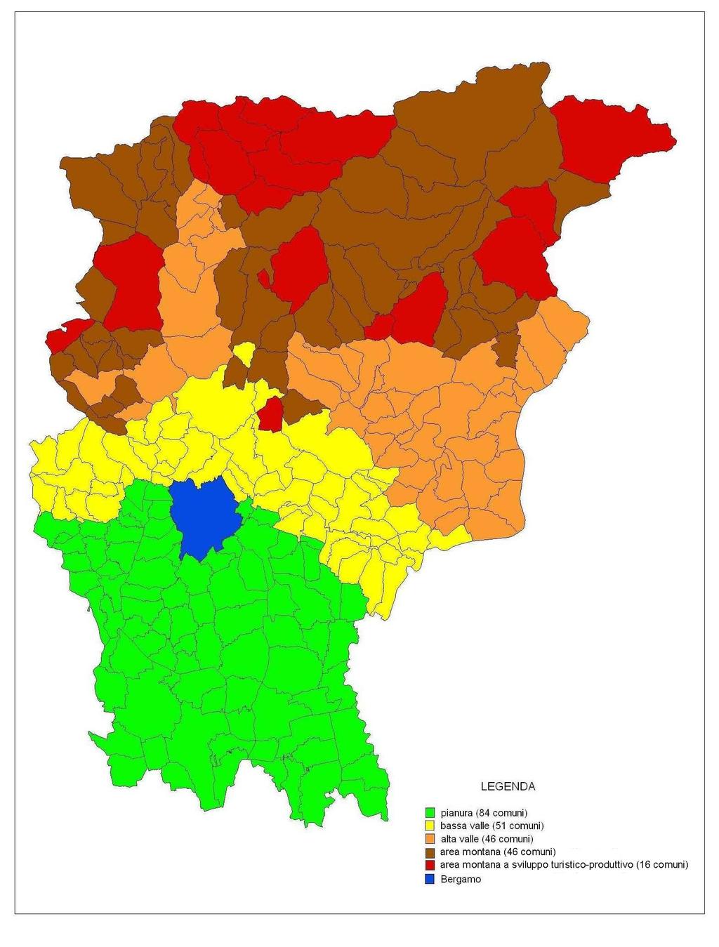 SUDDIVISIONE DEL TERRITORIO