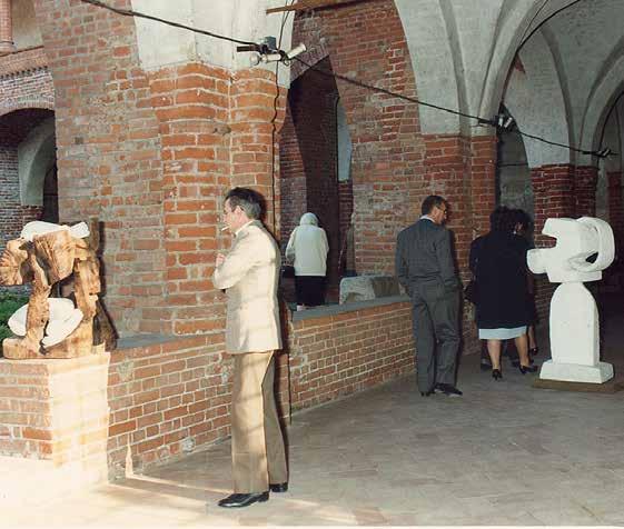 inaugurazione della mostra di Sangregorio.