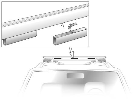 passaggio dell aria tra barre e tetto della vettura GUARNIZIONE ANTISIBILO art.