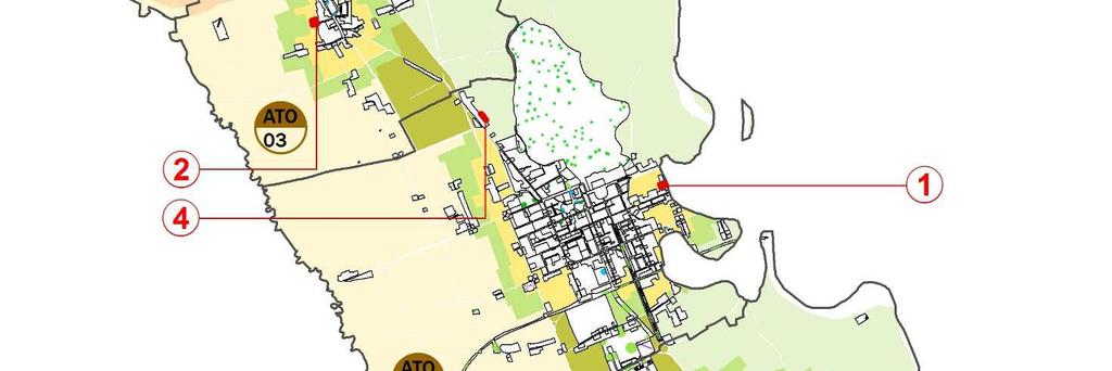 2 Zona di trasformazione residenziale nel capoluogo Variazione n 1: aggiornamento cartografico per la