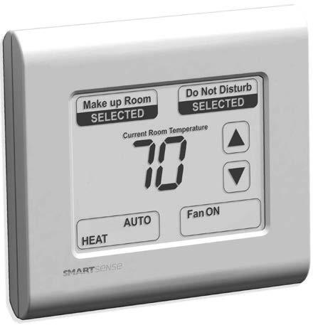 Il termostato SmartSense TM SMART 3000 è concepito per l'impiego in residence, camere di albergo e altri luoghi che necessitano del controllo del riscaldamento e dell'aria condizionata.