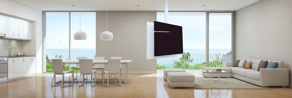 4 5 Maior Flip 900R Libera i tuoi spazi. Reinventare il concetto di visione del Tv per creare ambienti più fruibili.