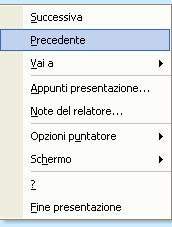 Dopo aver aperto una presentazione è possibile avviarla come presentazione di diapositive scegliendo Visualizza presentazione dal menu Presentazione.
