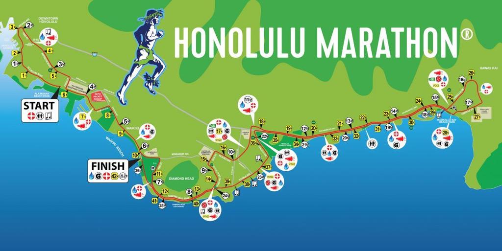 SORGERE SU WAIKIKI: QUESTA E LA MARATONA DI HONOLULU, UN SOGNO AD