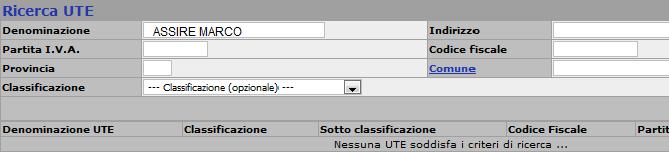 di ricerca : Non esistono unità produttive collegate all anagrafica