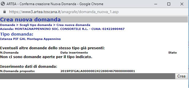 Procedura guidata ACCESSO ALLA MODULISTICA generare la