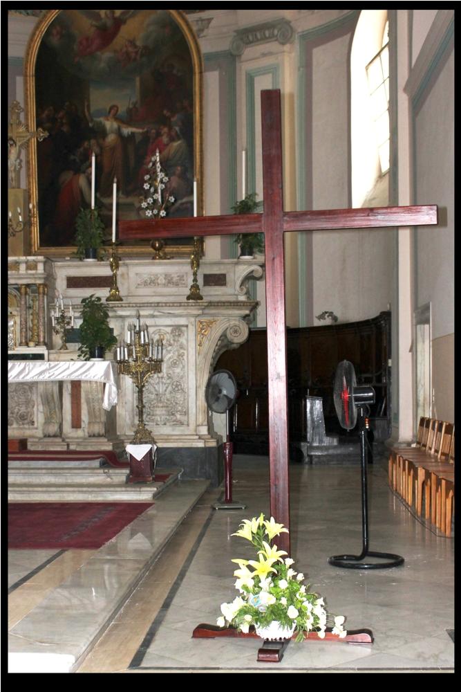 Durante la messa Padre Antoine ha ricordato i caduti delle battaglie di El Alamein ed i caduti della Folgore che in numero di 139 furono sepolti nel cimitero di Gebel Sanhur, dove dal 16 al 20