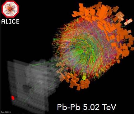 ALICE e la fisica degli ioni pesanti Ad LHC si studiano anche collisioni tra ioni pesanti (p-pb, Pb-Pb, Xe-Xe, )