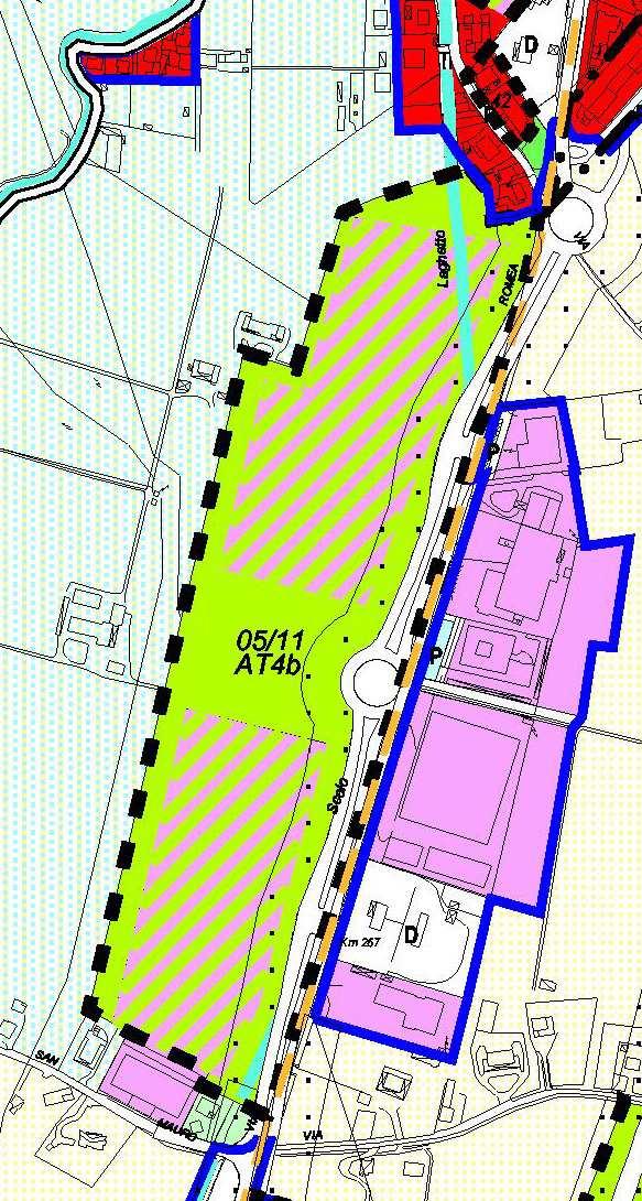 PUBBLICAZIONE-ADOZIONE 05/11 AT4b e 05/22 AT4b - SDOPPIAMENTO DELL AT DI VIA ROMEA (Osservazione 23) Alcuni proprietari di aree ricadenti entro l AT polifunzionale di Via Romea, 05/11 AT4b, che