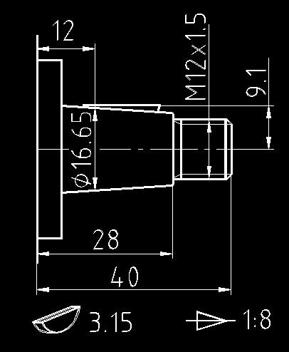 max 70 Nm Max torque 70 Nm / H PER FLANGIA / FOR FLANGE C 4 / F PER