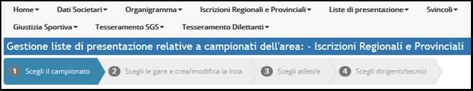 ALLENATORI E I RESPONSABILI DELLA SINGOLA SQUADRA POSSONO MODIFICARE