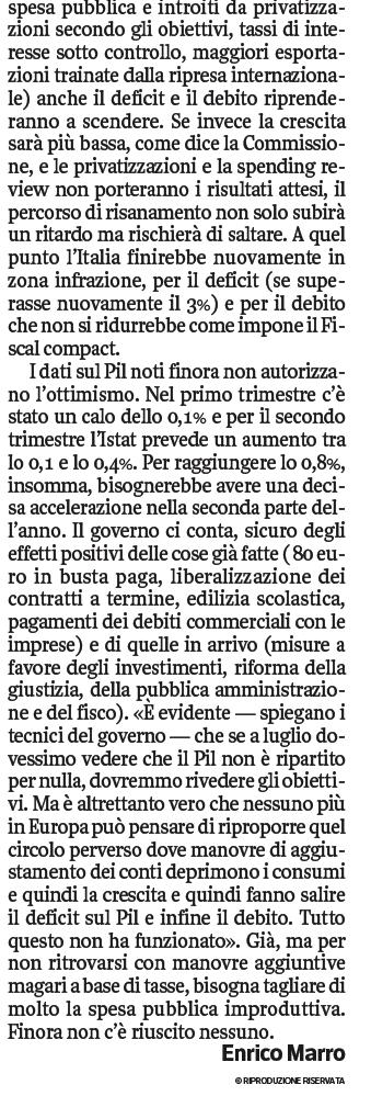 A cura dell Ufficio Stampa Ritaglio stampa ad uso