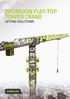 ZOOMLION FLAT-TOP TOWER CRANE LIFTING SOLUTIONS