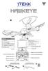 HAWKEYE. Leva per il controllo della velocità Leva per il controllo della direzione