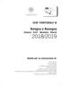 2018/2019. Bologna e Romagna SEDE TERRITORIALE DI. Bando per la concessione di: Cesena - Forlì - Ravenna - Rimini