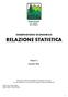 RELAZIONE STATISTICA