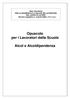 Opuscolo per i Lavoratori delle Scuole. Alcol e Alcoldipendenza