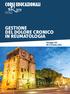 CORSI EDUCAZIONALI GESTIONE DEL DOLORE CRONICO IN REUMATOLOGIA. Viareggio (LU) Ottobre 2019